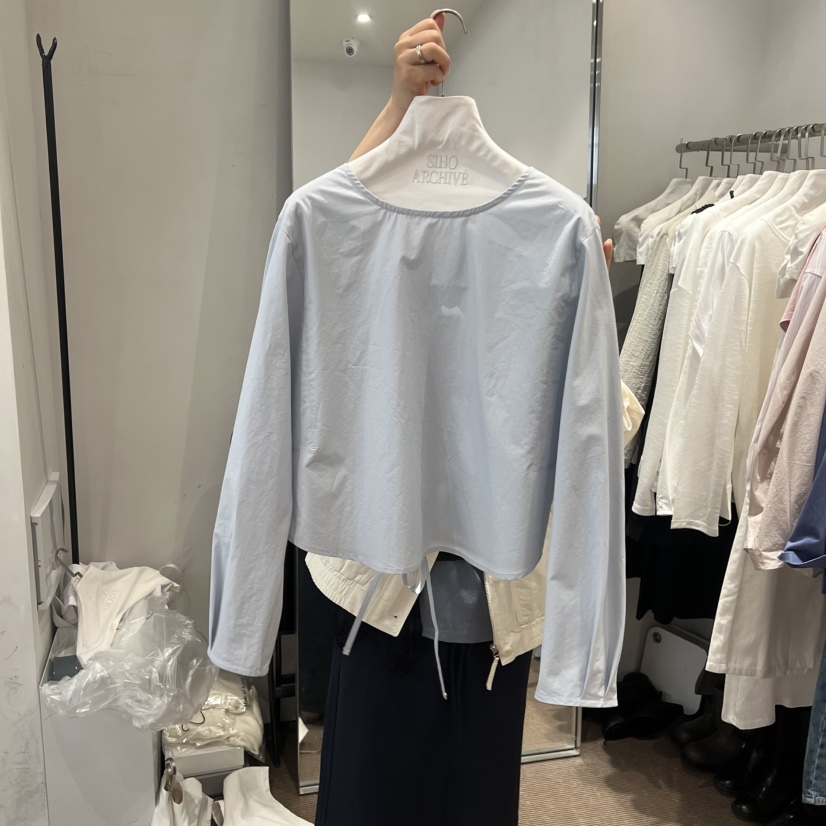 SIHO ARCHIVE韓國直郵女士新品推薦休閑人氣職業襯衫蕾絲衫SIHO ARCHIVE襯衫/蕾絲衫圖色1