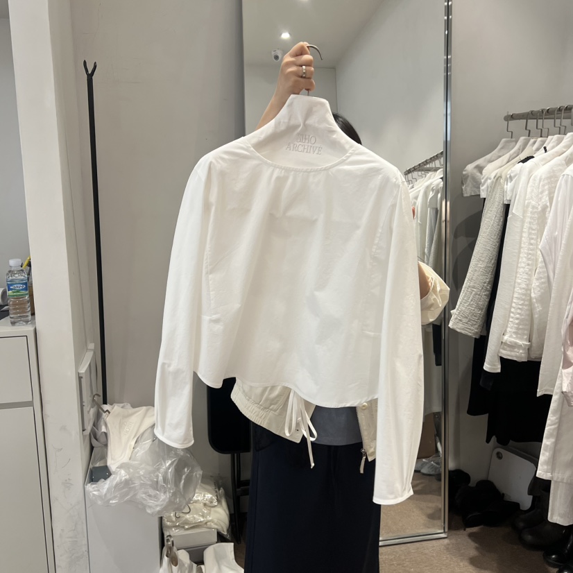 SIHO ARCHIVE韓國直郵女士新品推薦休閑人氣職業襯衫蕾絲衫SIHO ARCHIVE襯衫/蕾絲衫圖色2