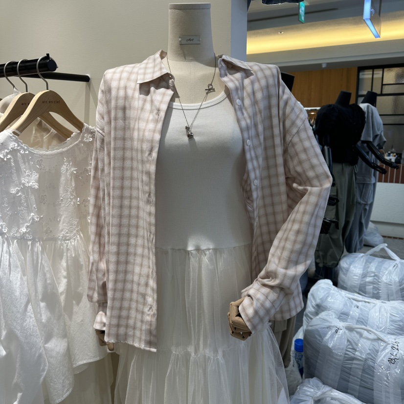 ARC韓國代購女士新品休閑推薦熱賣26春夏時尚職業襯衫蕾絲衫ARC EN CIEL襯衫/蕾絲衫圖色3