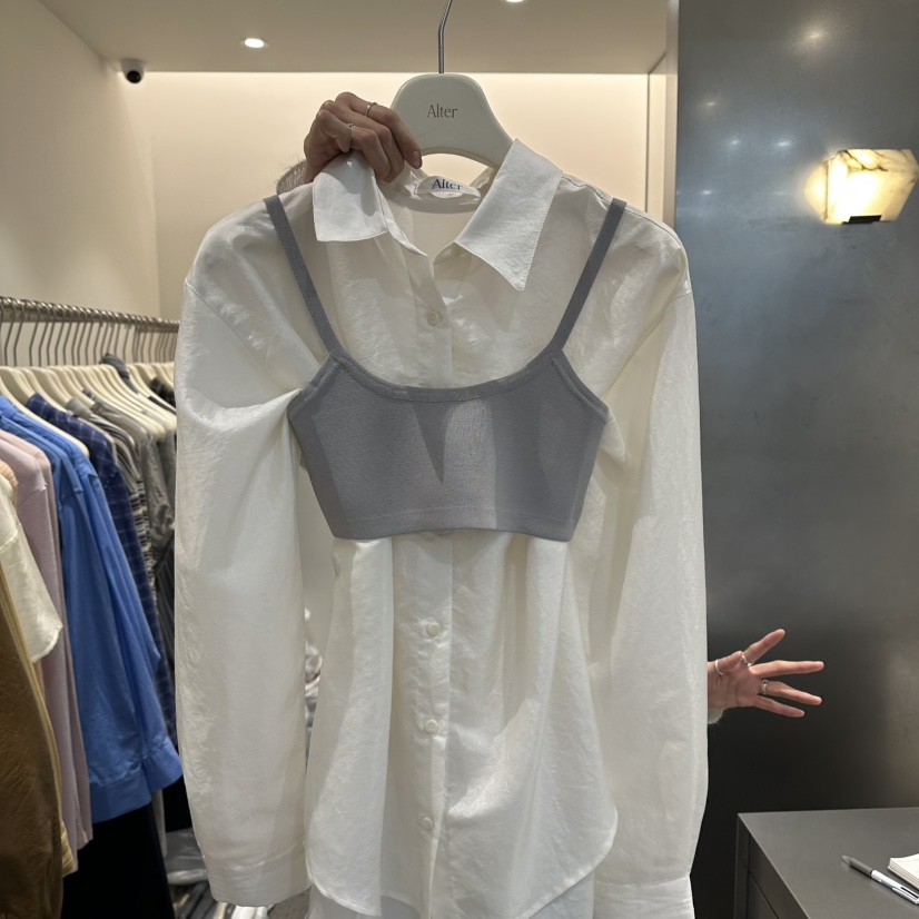 ALTER韓國代購女裝新款時尚休閑職業人氣吊帶背心不含內搭Alter吊帶/背心圖色2