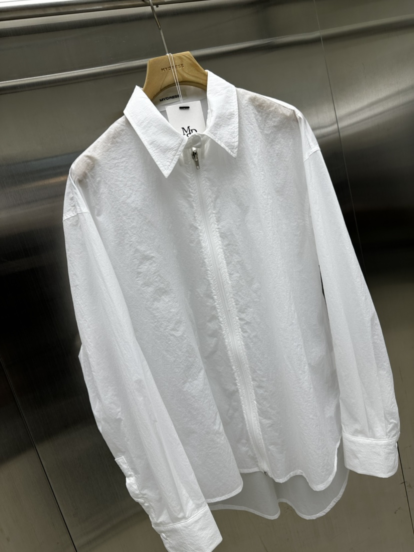 MYDRESS韓國東大門代購女裝新品休閑時尚26春夏襯衫蕾絲衫透明MYDRESS襯衫/蕾絲衫