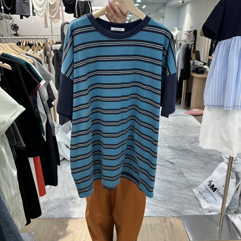 REVE-L韓國東大門直郵女士新款休閑職業時尚熱賣人氣T恤REVE-LT恤圖色3