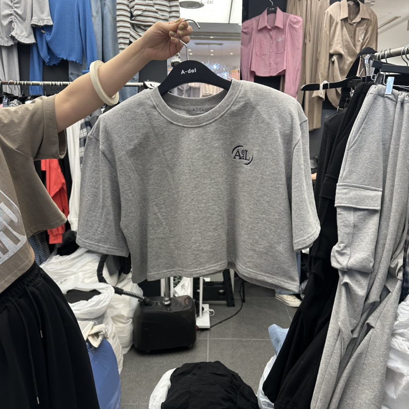 A-DEL韓國東大門直郵女裝新款熱賣職業推薦休閑26春夏T恤A-DELT恤圖色1