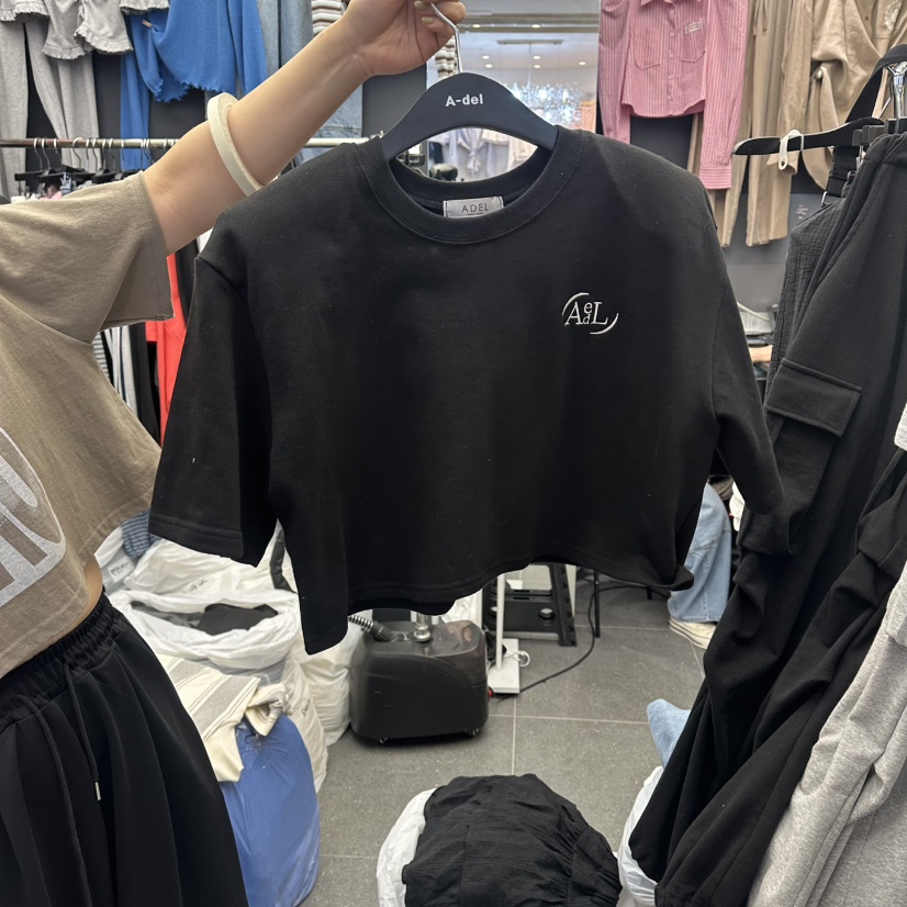 A-DEL韓國東大門直郵女裝新款熱賣職業推薦休閑26春夏T恤A-DELT恤圖色2