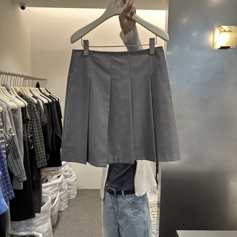ALTER韓國東大門直郵女士新品26春夏休閑職業人氣推薦短裙Alter短裙圖色1