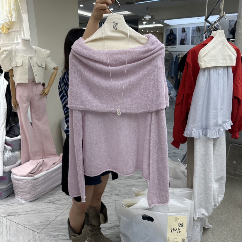 AMOEBA韓國東大門代購女裝新款人氣時尚推薦26春夏針織衫AMOEBA針織衫圖色1