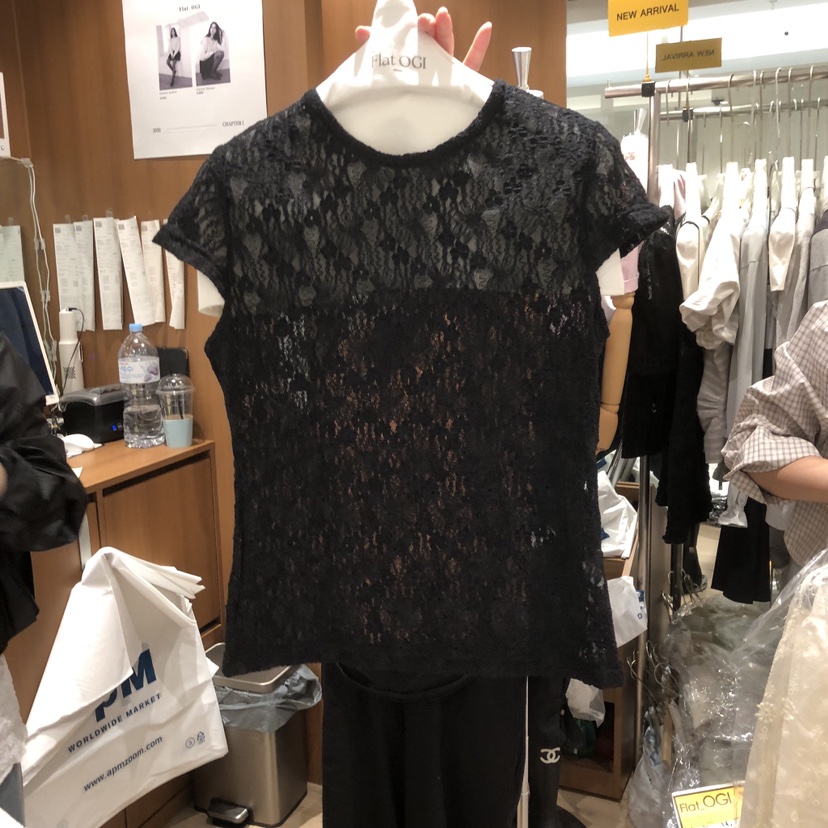 OGI韓國代購女裝新款時尚26春夏職業休閑推薦人氣熱賣T恤FLat OGIT恤圖色2