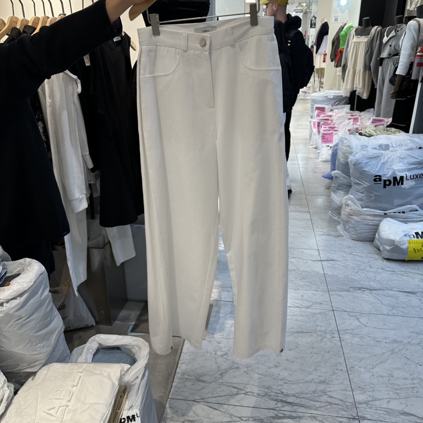 HABLE韓國直郵實拍女士新品人氣時尚熱賣推薦26春夏休閑褲寬松HABLE休閑褲圖色1