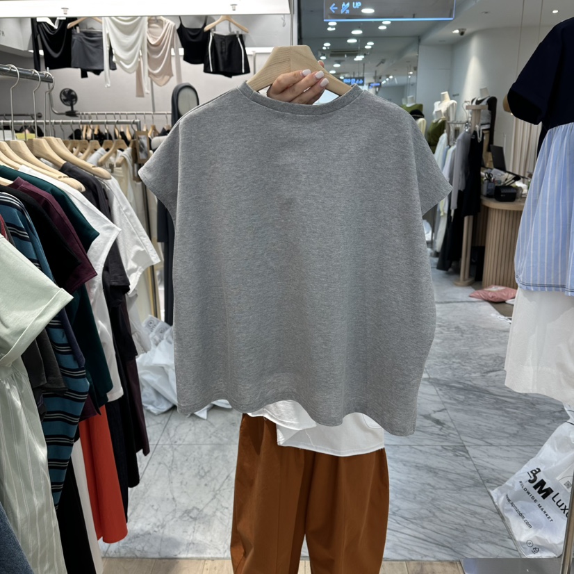 REVE-L韓國東大門直郵女士新款職業26春夏推薦時尚休閑T恤REVE-LT恤