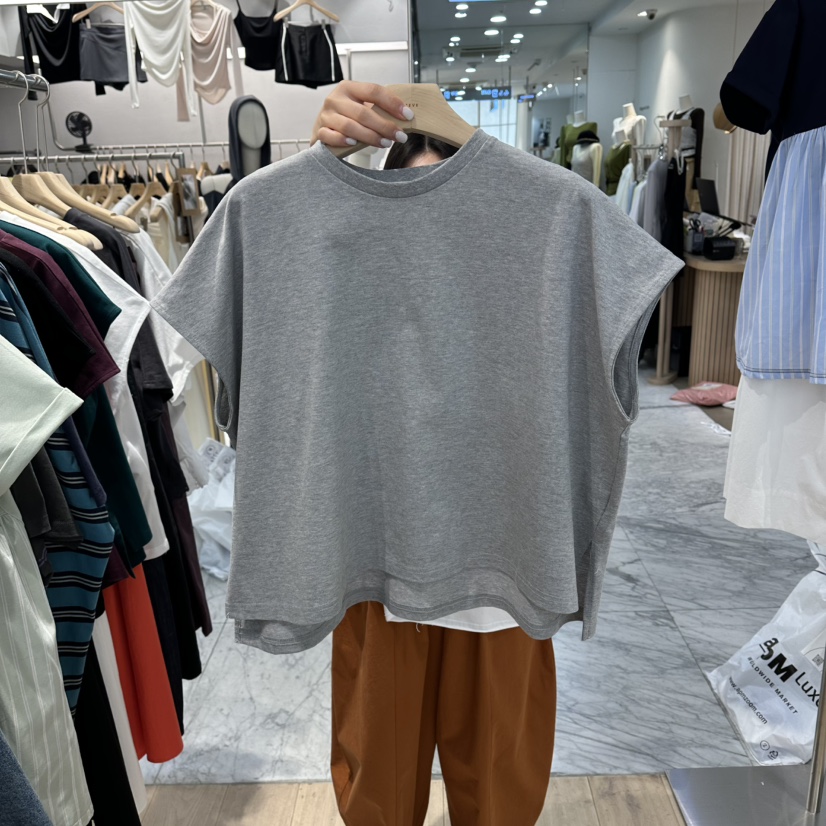 REVE-L韓國東大門直郵女士新款職業26春夏推薦時尚休閑T恤REVE-LT恤圖色5