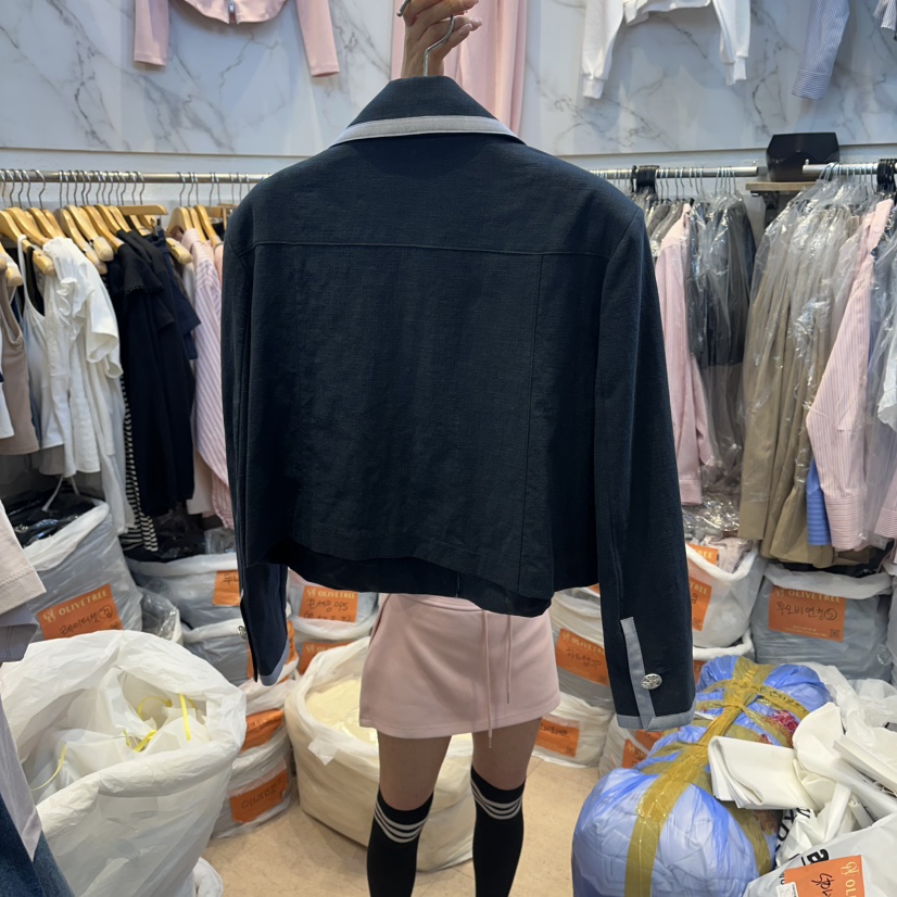 OLIVE TrEE韓國東大門直郵女士新款推薦職業26春夏休閑夾克OLIVE TrEE夾克