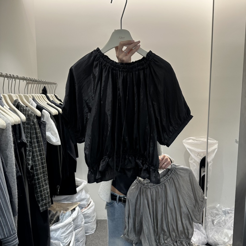 ALTER韓國東大門直郵女士新品推薦職業熱賣人氣襯衫蕾絲衫Alter襯衫/蕾絲衫圖色3