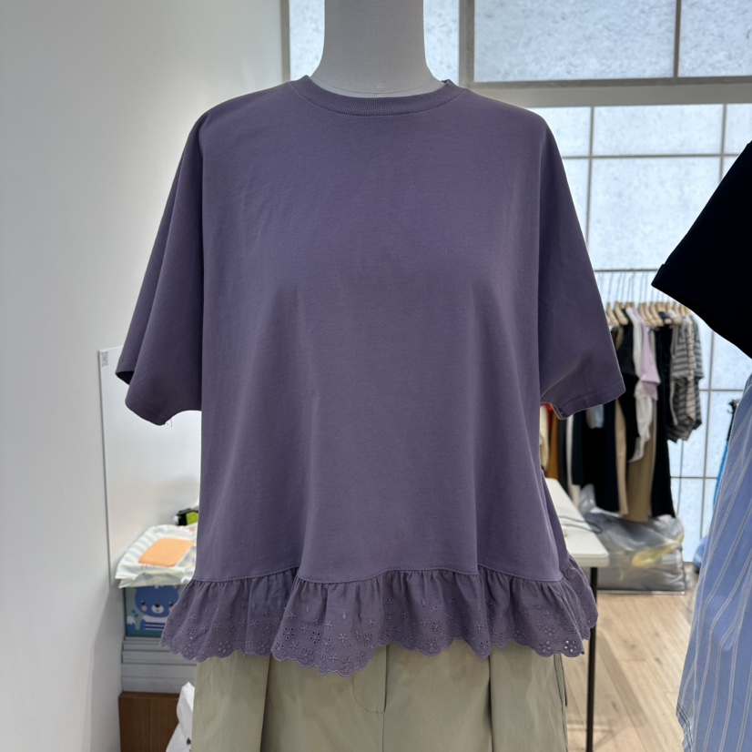 REVE-L韓國直郵實拍女裝新款26春夏人氣休閑推薦職業T恤REVE-LT恤圖色3