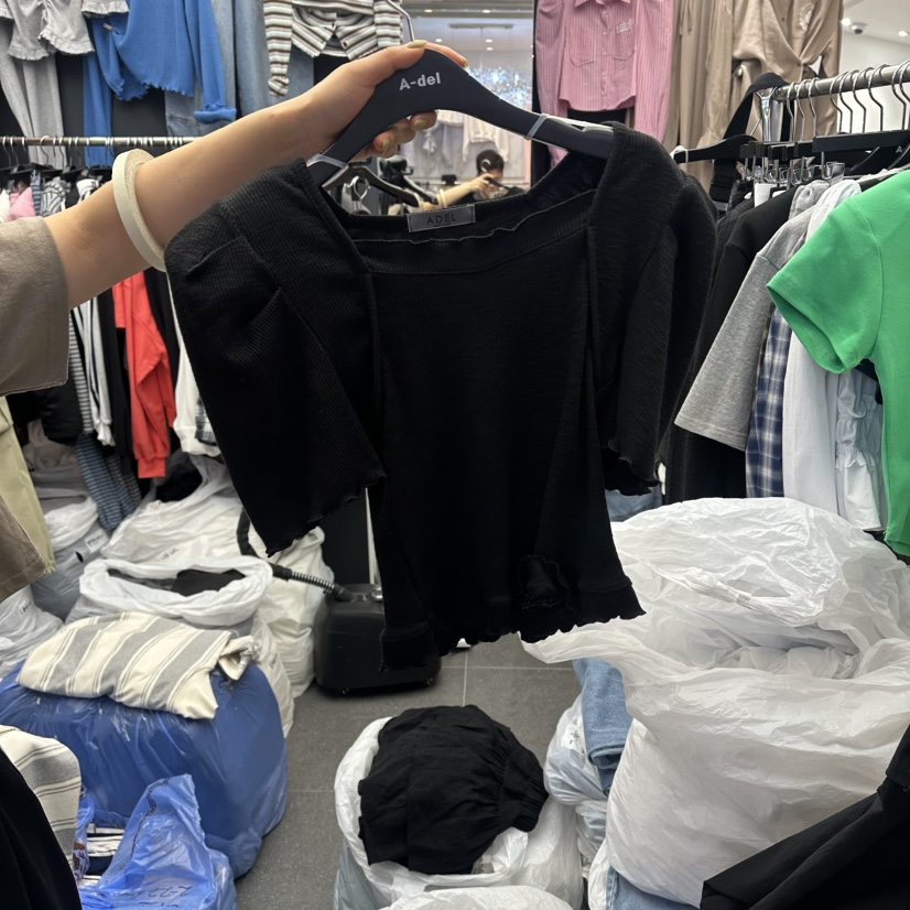 A-DEL韓國代購女士新款熱賣時尚職業26春夏推薦人氣休閑T恤A-DELT恤圖色2