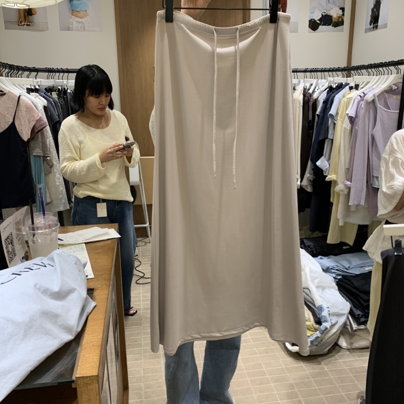 LOFN韓國代購女裝新款休閑26春夏時尚熱賣人氣職業推薦長裙LOFN長裙圖色1