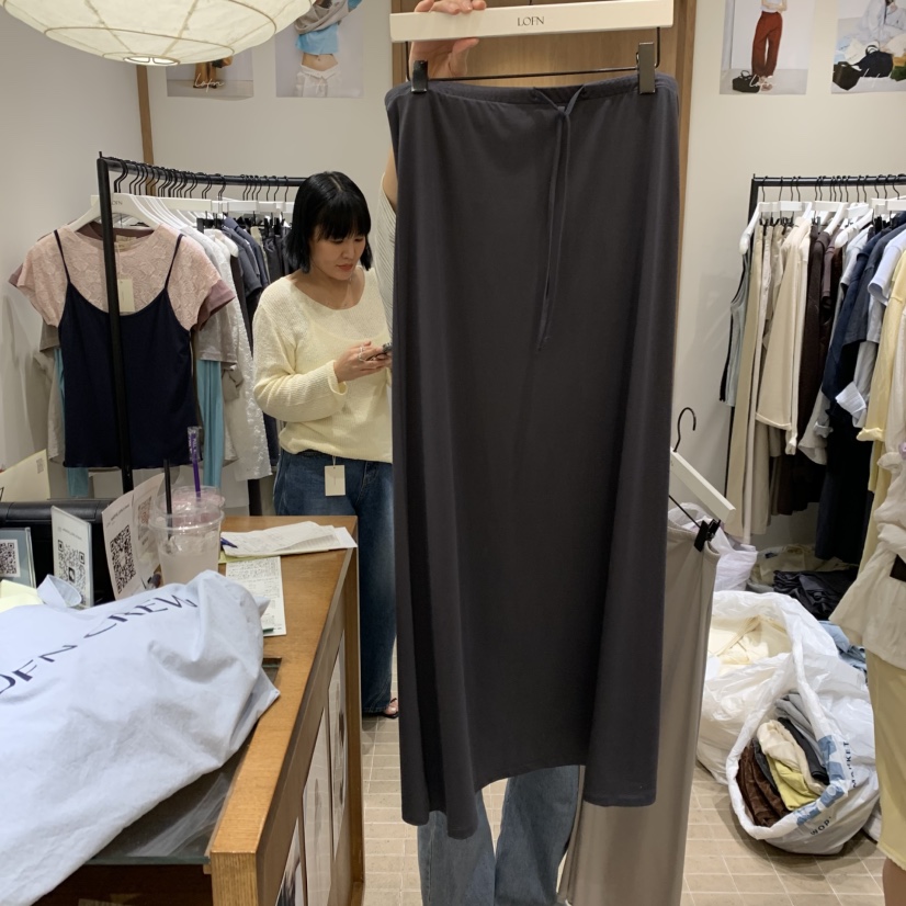 LOFN韓國代購女裝新款休閑26春夏時尚熱賣人氣職業推薦長裙LOFN長裙圖色2