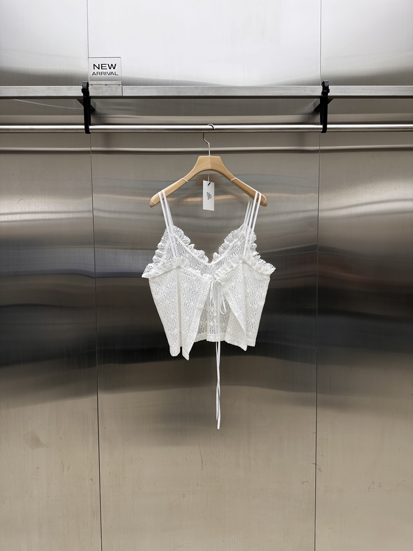 MYDRESS韓國代購女裝新品職業26春夏時尚休閑吊帶背心荷葉邊MYDRESS吊帶/背心