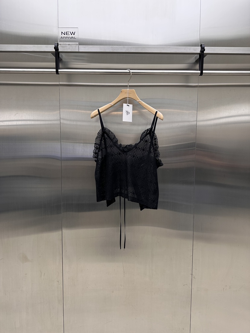 MYDRESS韓國代購女裝新品職業26春夏時尚休閑吊帶背心荷葉邊MYDRESS吊帶/背心圖色2