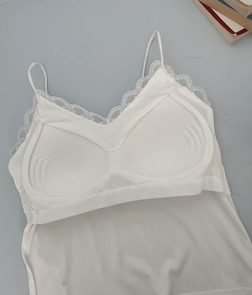 MINIQUEENS韓國直郵實拍女裝新品26春夏熱賣吊帶背心蕾絲MINIQUEENS吊帶/背心