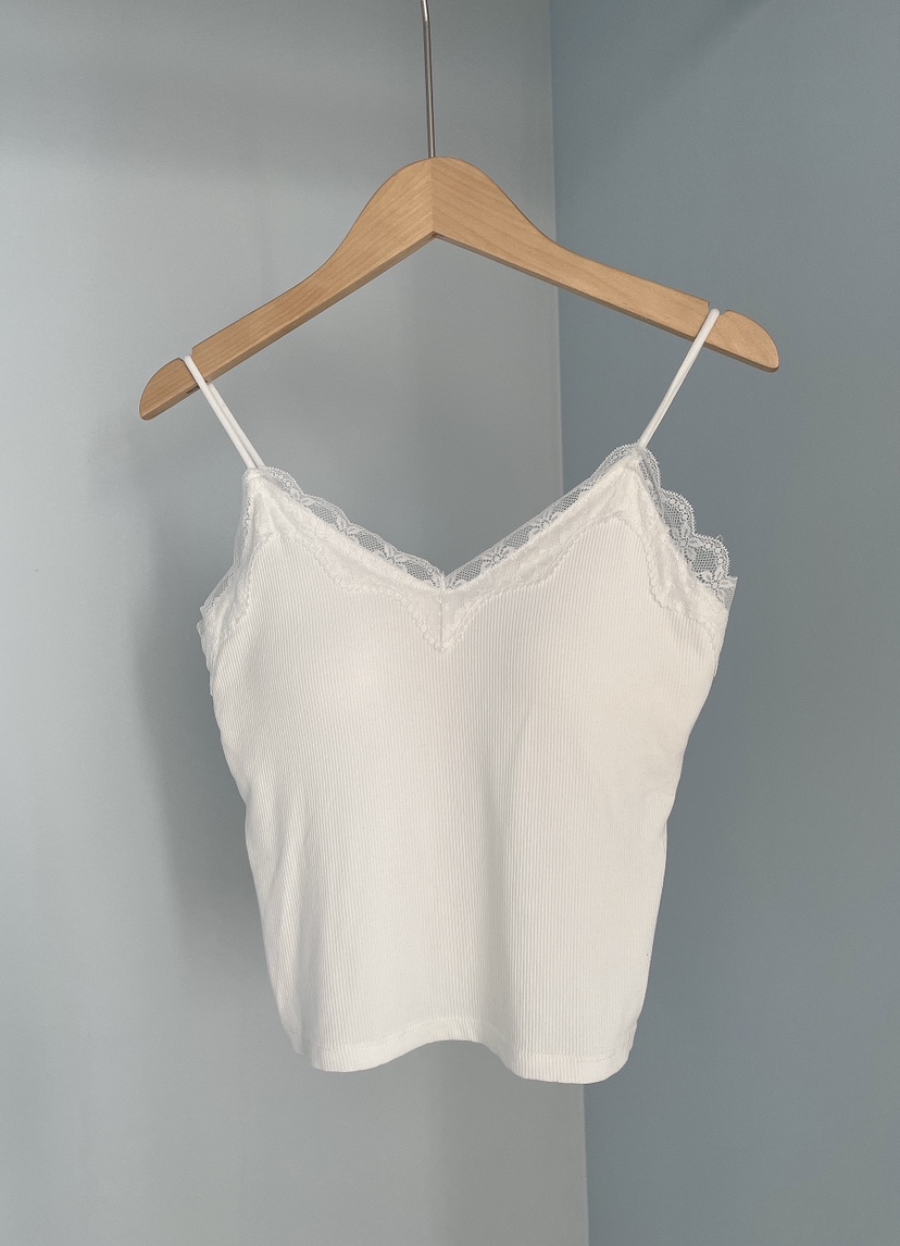 MINIQUEENS韓國直郵實拍女裝新品26春夏熱賣吊帶背心蕾絲MINIQUEENS吊帶/背心圖色1