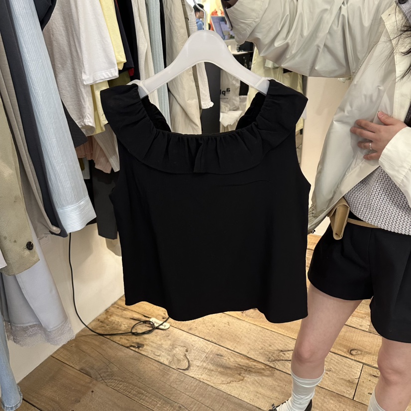 CREAM VILLA韓國直郵女士新款26春夏吊帶背心CREAMVILLA吊帶/背心