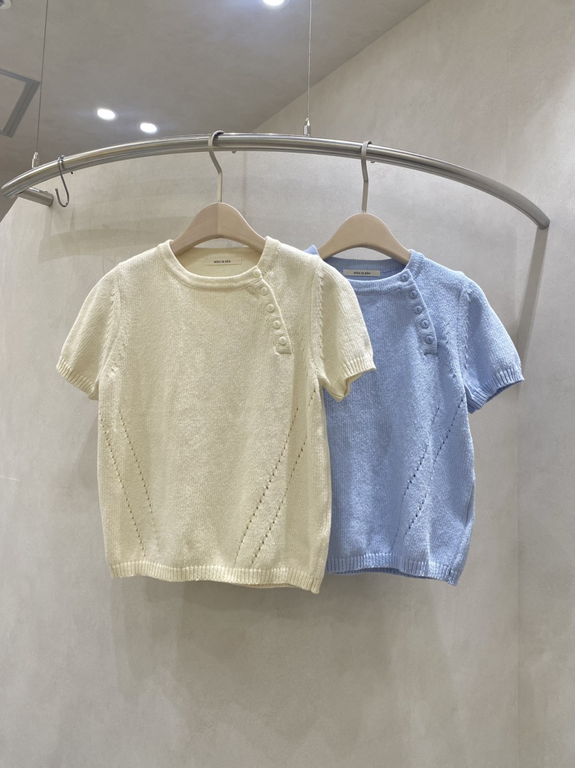 WHO IS SHE韓國東大門直郵女士新品職業休閑時尚針織衫WHO IS SHE針織衫