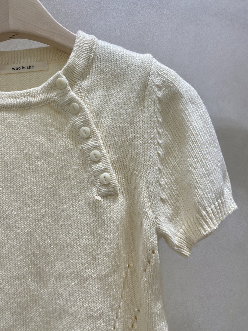 WHO IS SHE韓國東大門直郵女士新品職業休閑時尚針織衫WHO IS SHE針織衫