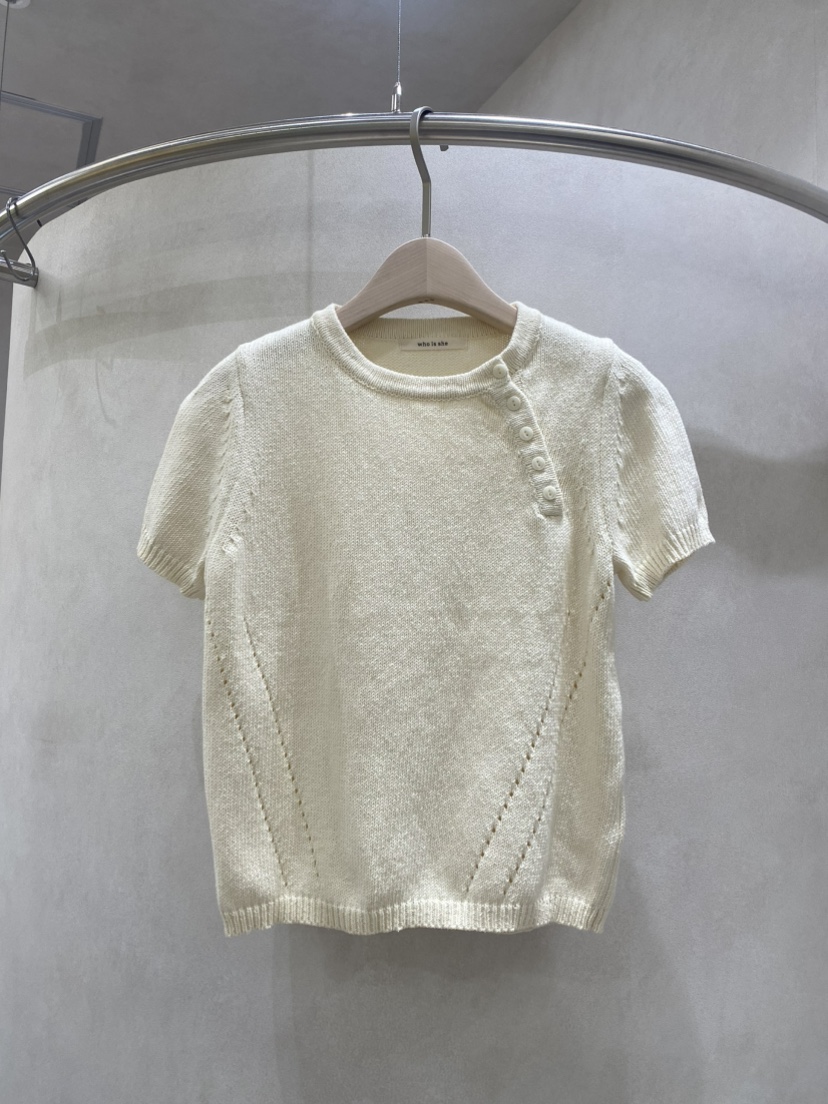 WHO IS SHE韓國東大門直郵女士新品職業休閑時尚針織衫WHO IS SHE針織衫圖色2