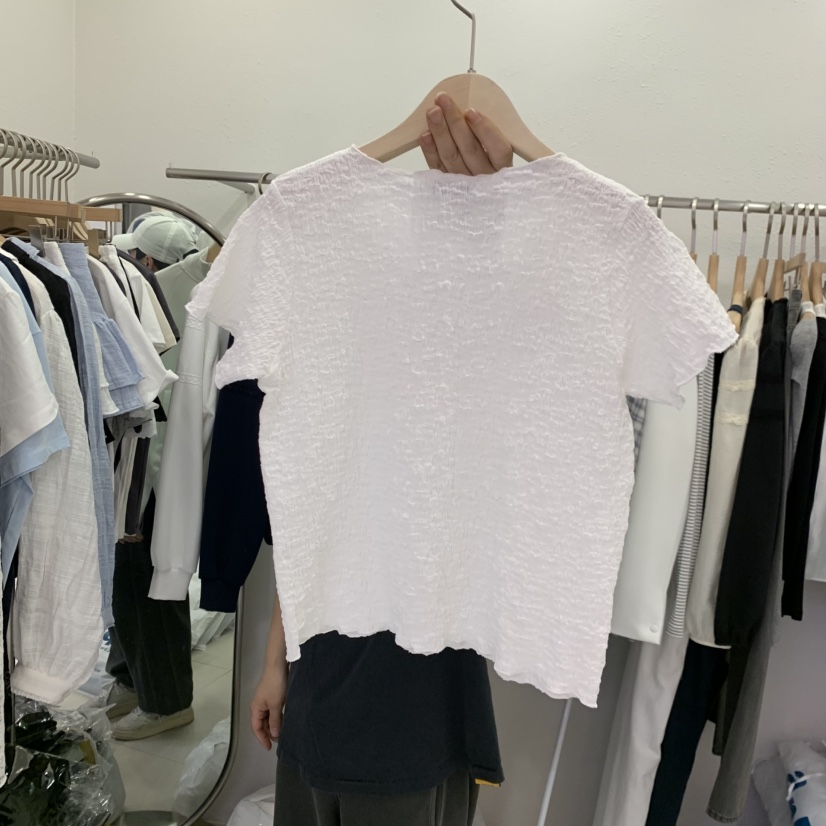 LELEN韓國東大門直郵女裝新款休閑推薦26春夏人氣職業T恤LELENT恤