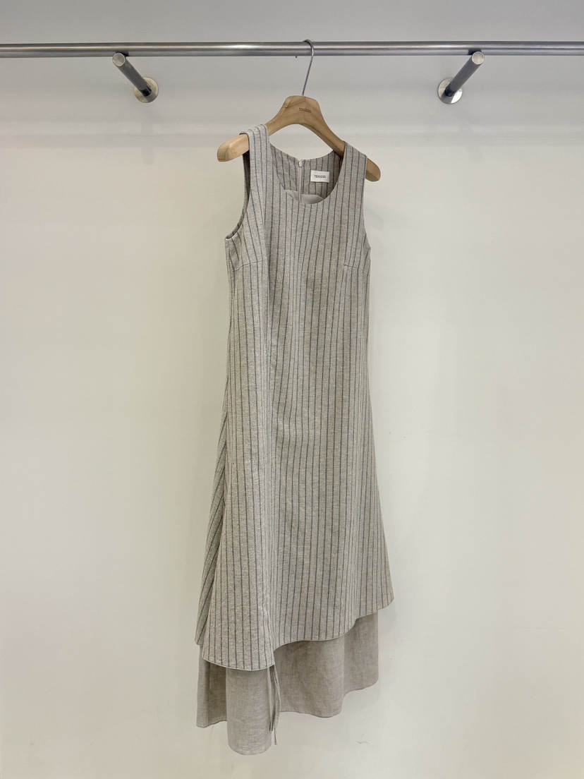 TOOGOOD韓國東大門直郵女裝新品26春夏推薦休閑連衣裙條紋TOOGOOD連衣裙