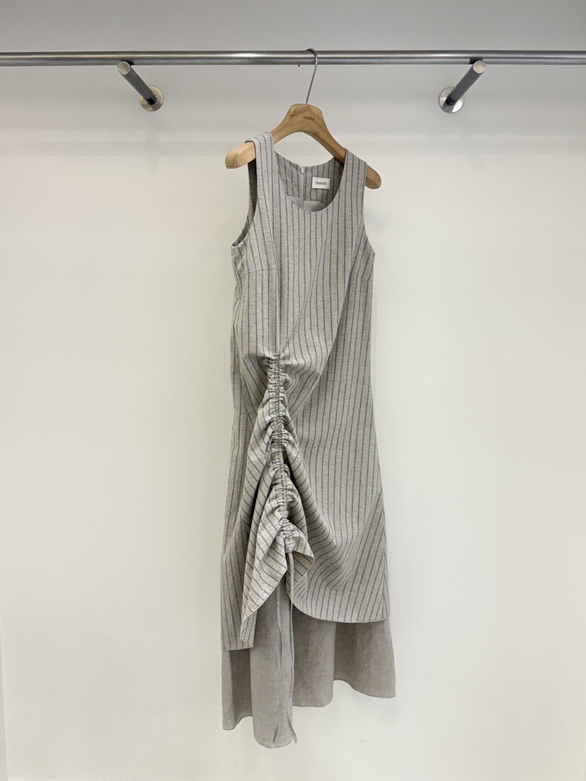 TOOGOOD韓國東大門直郵女裝新品26春夏推薦休閑連衣裙條紋TOOGOOD連衣裙圖色1
