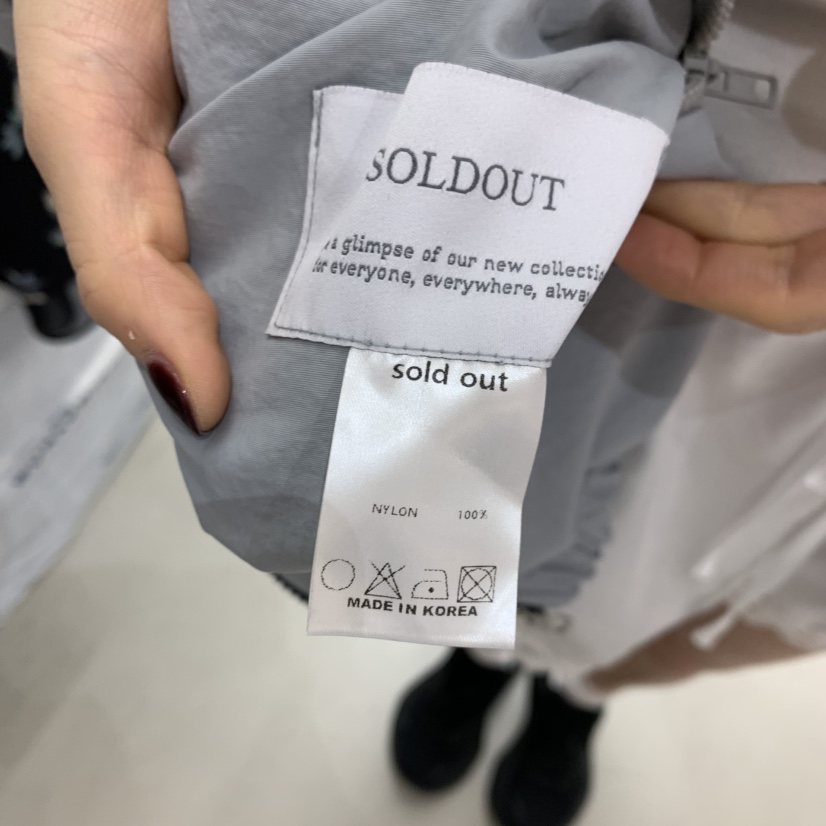 SOLD OUT韓國東大門直郵女士新品推薦26春夏熱賣時尚夾克SOLD OUT夾克