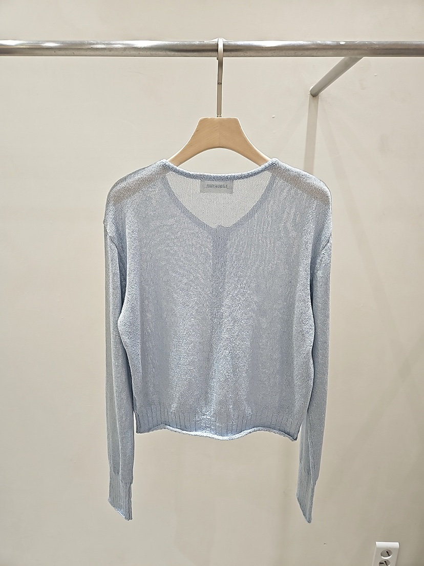 MONTER韓國東大門直郵女裝新品休閑熱賣時尚職業針織衫絲綢MONTER針織衫