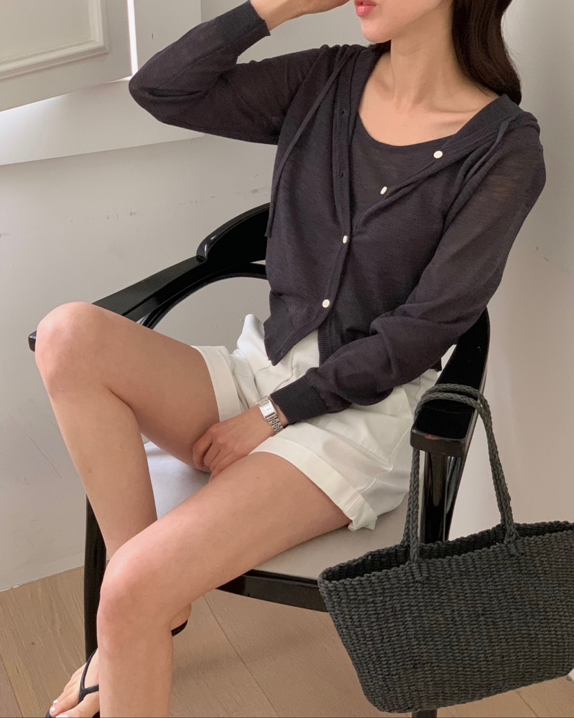 MONTER韓國東大門直郵女裝新品休閑熱賣時尚職業針織衫絲綢MONTER針織衫