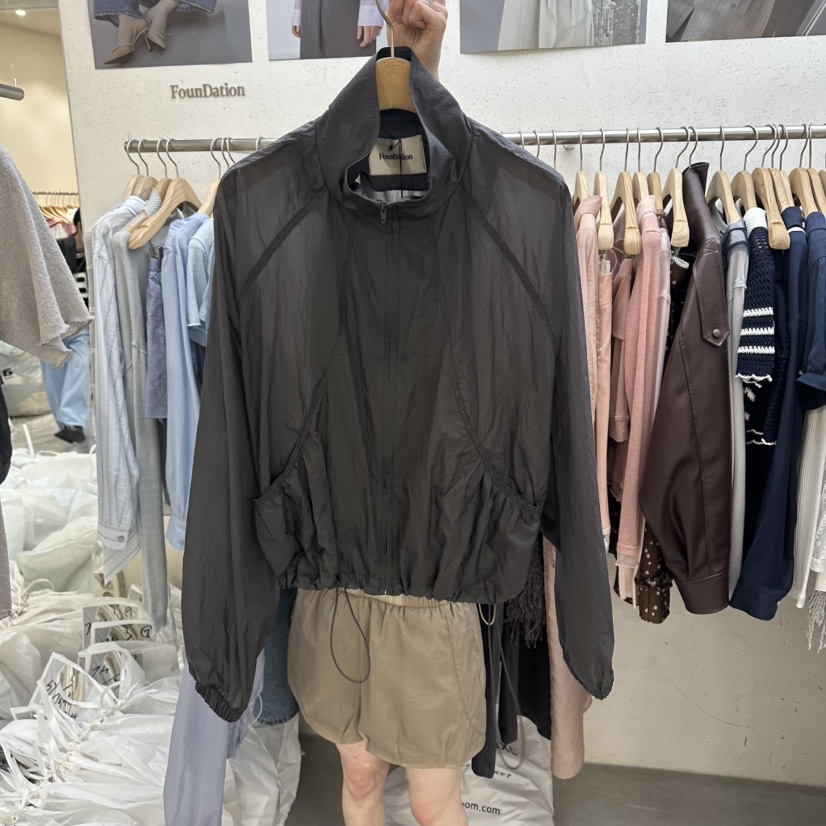 FOUNDATION韓國東大門代購女裝新款時尚休閑人氣推薦夾克FOUNDATION夾克圖色4