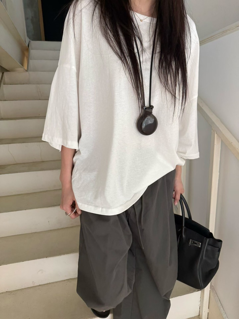 TUG韓國直郵實拍女士新品時尚職業26春夏推薦T恤不含項鏈TUGT恤圖色1