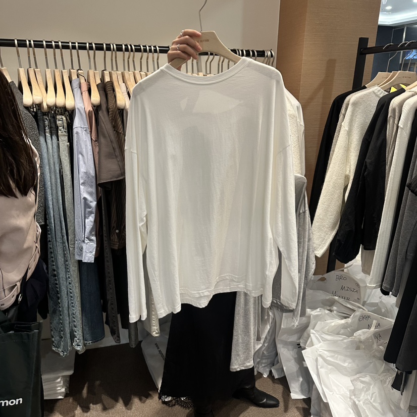 LE BUTTER韓國直郵實拍女裝新款休閑人氣職業熱賣長袖T恤LE BUTTER長袖T恤圖色2