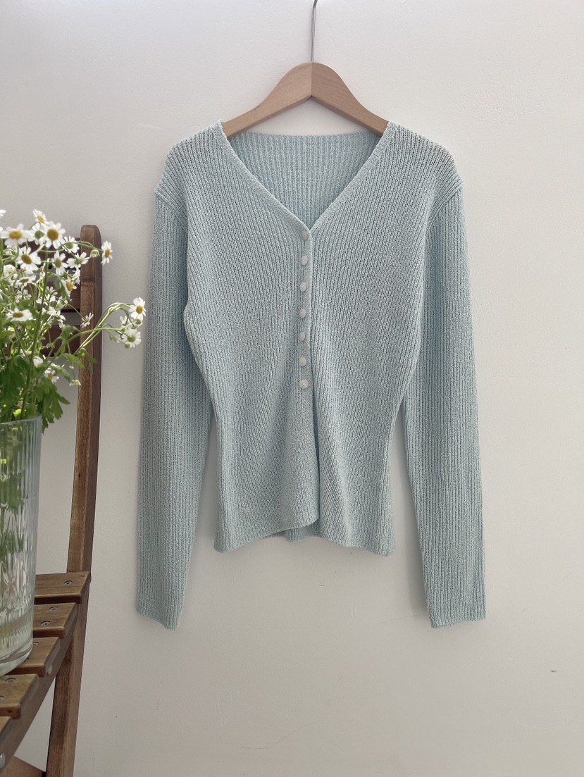 MINIQUEENS韓國東大門代購女裝新品職業人氣時尚針織衫開衫MINIQUEENS針織衫圖色2