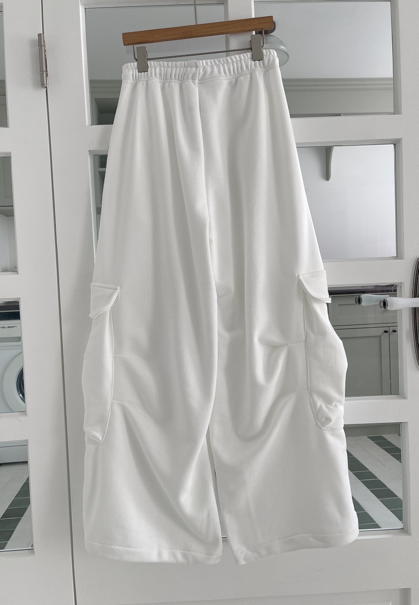 MINIQUEENS韓國直郵實拍女裝新款休閑人氣26春夏休閑褲口袋MINIQUEENS休閑褲