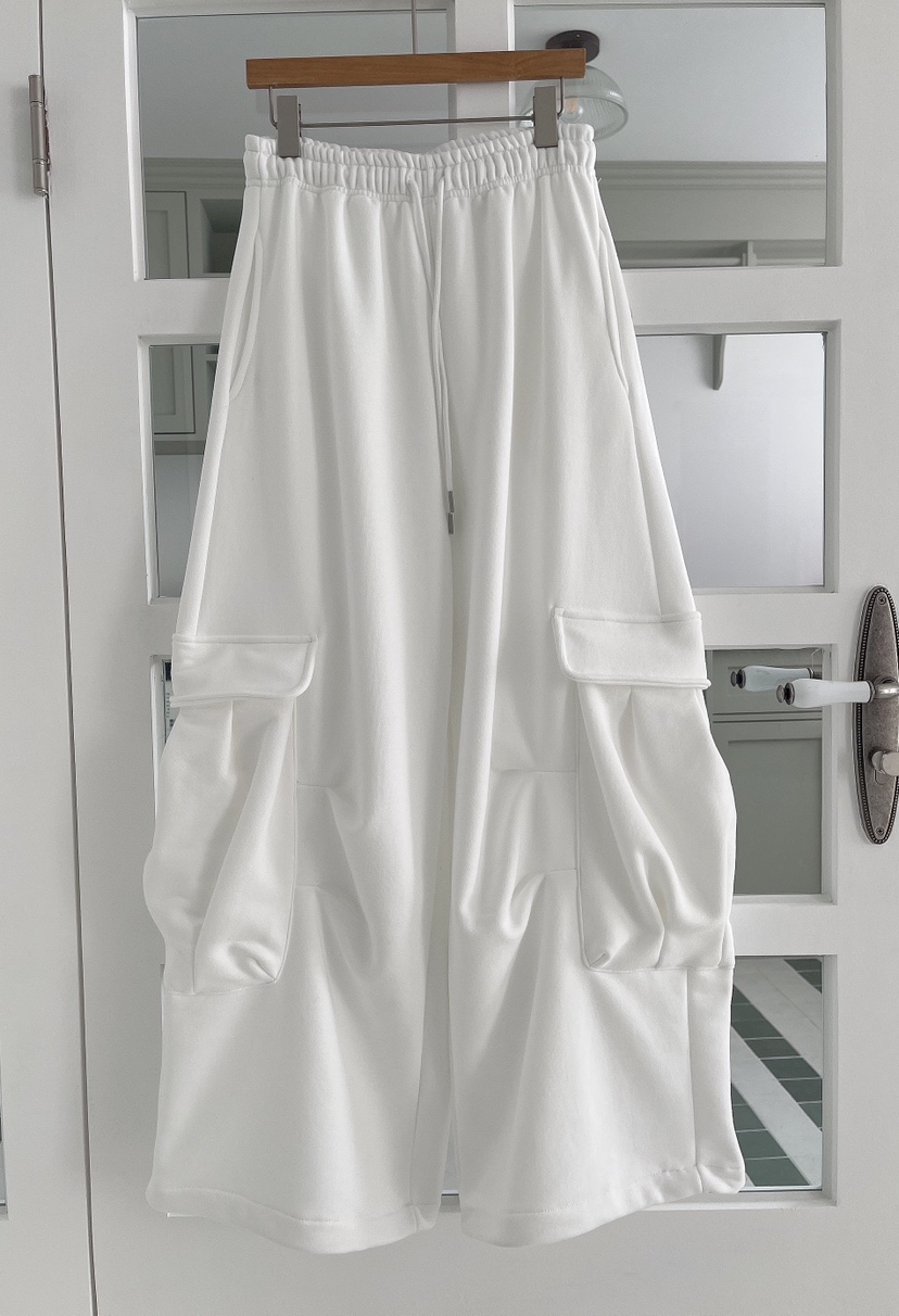 MINIQUEENS韓國直郵實拍女裝新款休閑人氣26春夏休閑褲口袋MINIQUEENS休閑褲圖色1