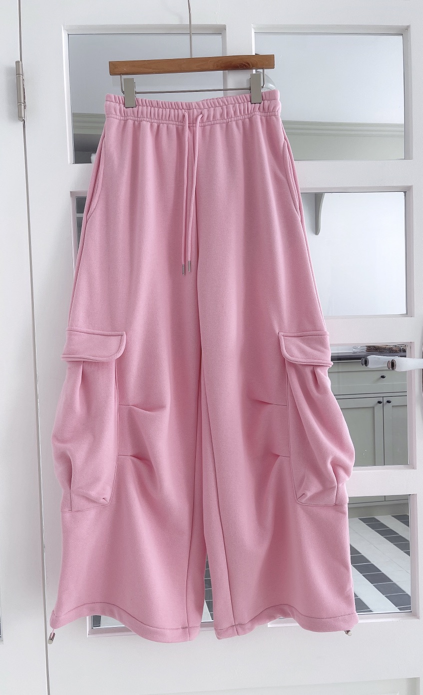 MINIQUEENS韓國直郵實拍女裝新款休閑人氣26春夏休閑褲口袋MINIQUEENS休閑褲圖色3