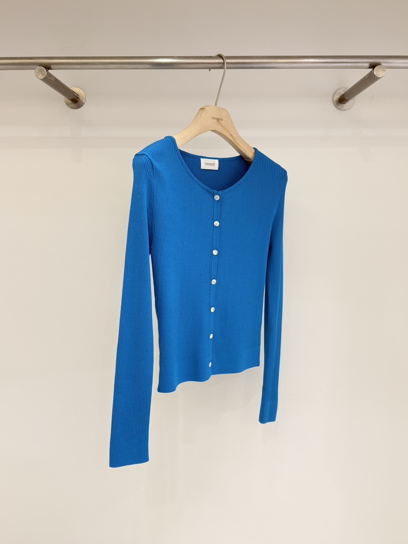 TOOGOOD韓國代購女裝新品熱賣休閑職業針織衫開衫紐扣羅紋TOOGOOD針織衫圖色1