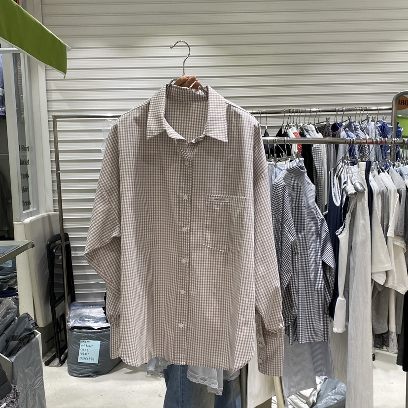 BRICKLANE韓國直郵實拍女士新款26春夏休閑熱賣襯衫蕾絲衫BRICKLANE襯衫/蕾絲衫圖色2