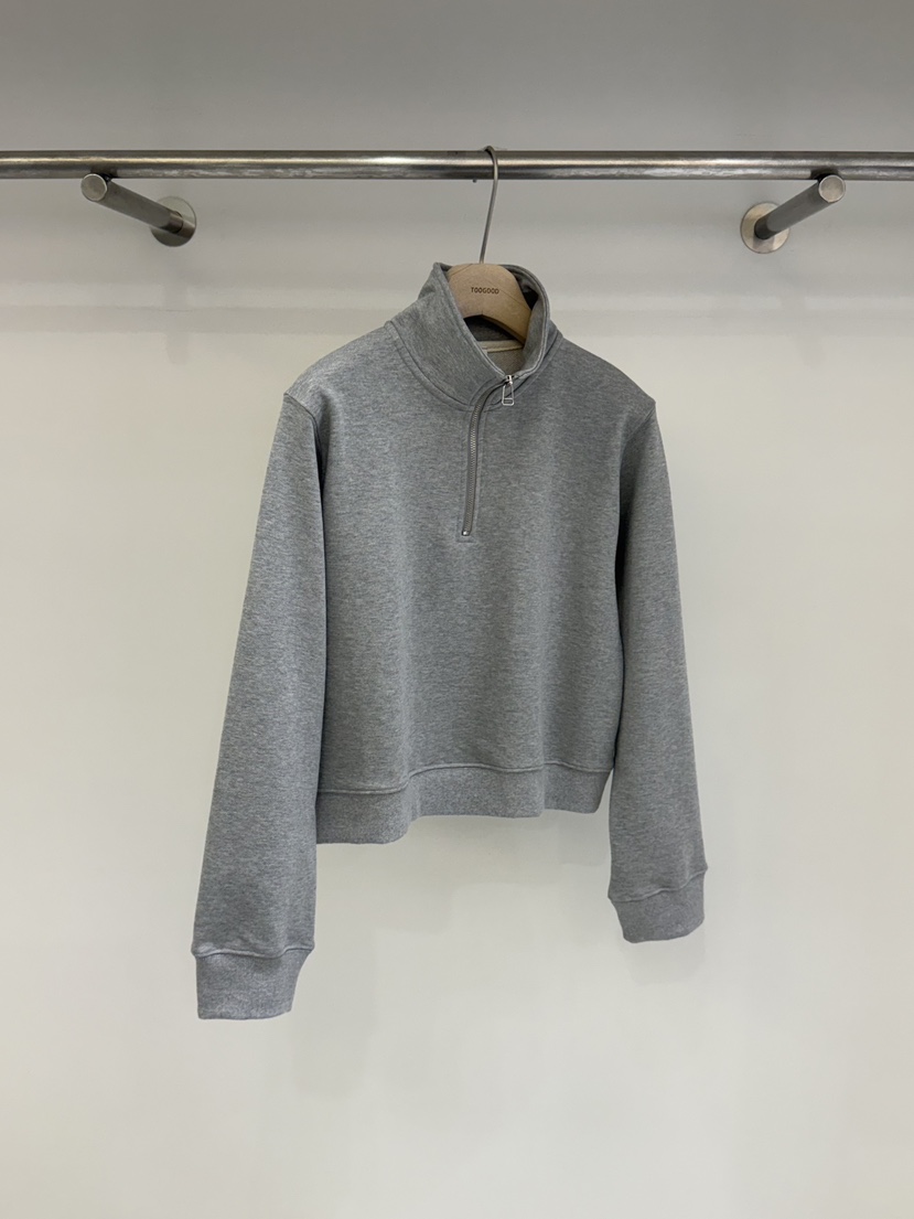 TOOGOOD韓國代購女裝新品休閑時尚推薦熱賣職業衛衣拉鏈高領TOOGOOD衛衣圖色2