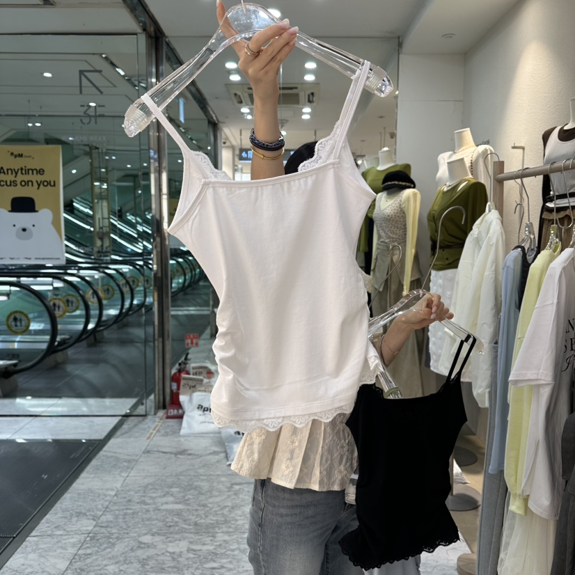 MAGNOLIA36-L韓國直郵女裝新款時尚職業人氣吊帶背心蕾絲MAGNOLIA36-L吊帶/背心