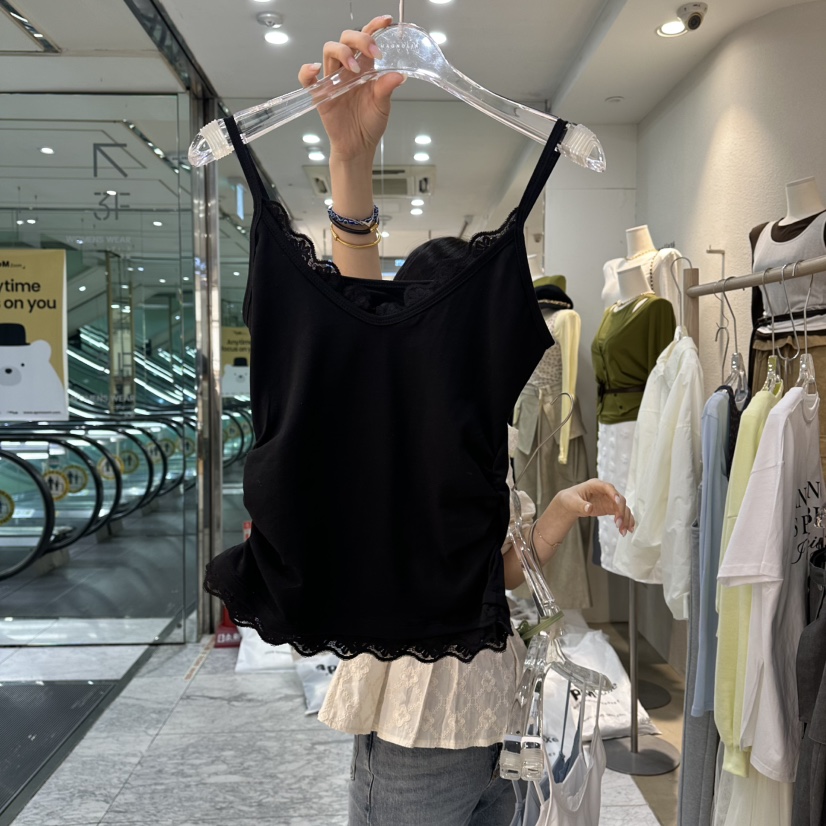 MAGNOLIA36-L韓國直郵女裝新款時尚職業人氣吊帶背心蕾絲MAGNOLIA36-L吊帶/背心圖色4