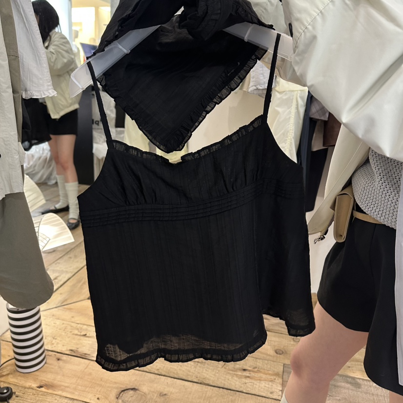 CREAM VILLA韓國東大門直郵女裝新款職業吊帶背心不含絲巾CREAMVILLA吊帶/背心圖色3