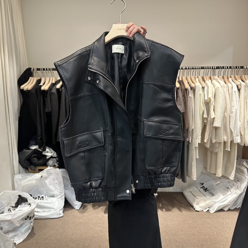 LE BUTTER韓國東大門直郵女裝新款26春夏職業人氣熱賣馬甲LE BUTTER馬甲圖色1