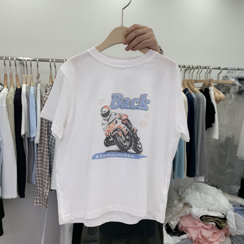 LELEN韓國東大門代購女士新款職業時尚休閑推薦熱賣26春夏T恤LELENT恤圖色1