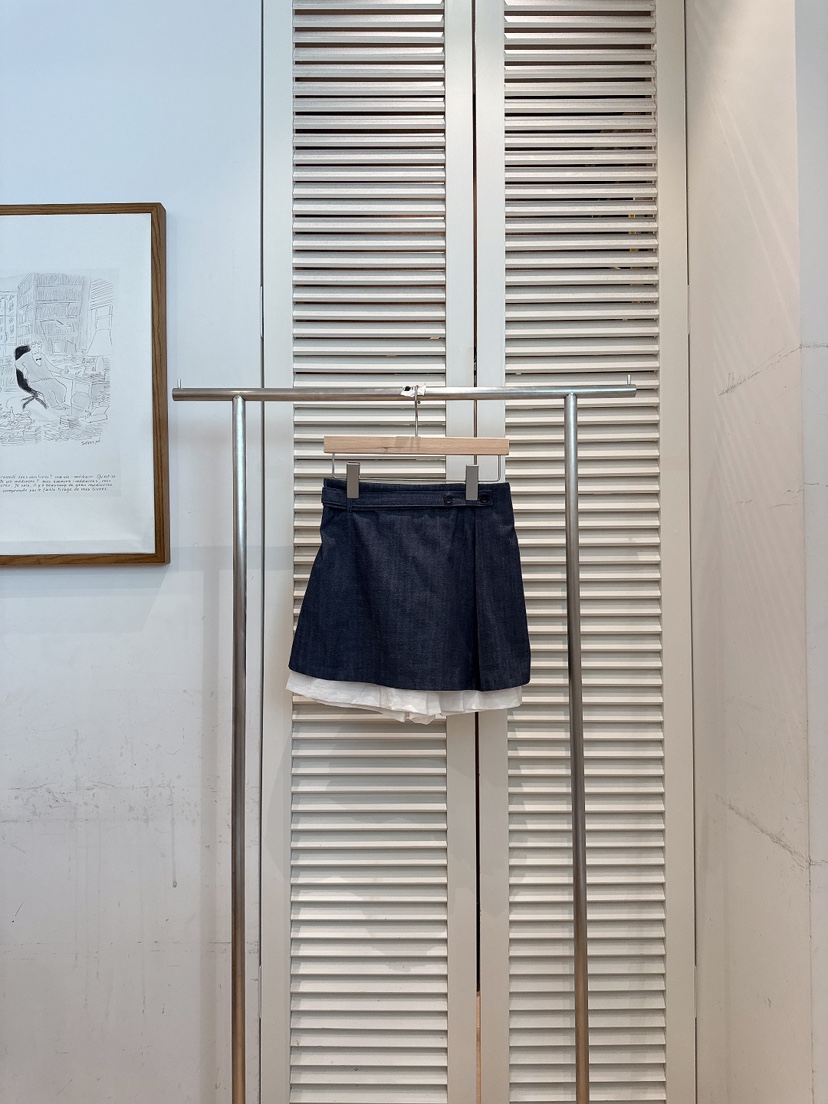 FAVE-L韓國東大門直郵女士新款時尚休閑26春夏推薦職業裙褲FAVE-L裙褲圖色2藏藍